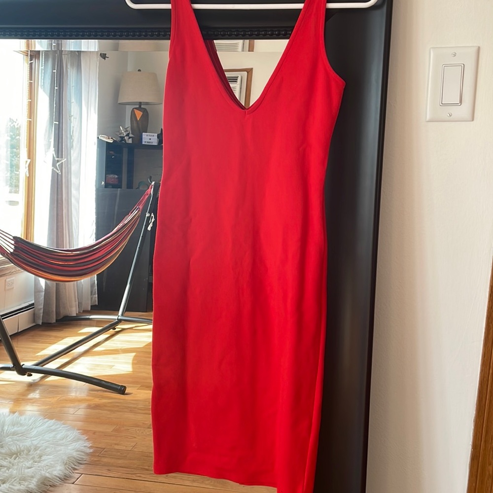 Red dress